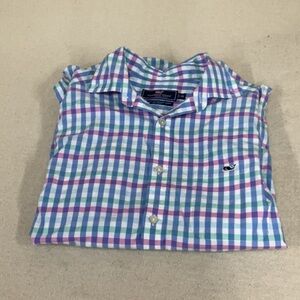 EUC Mens long sleeve button down vineyard vines shirt